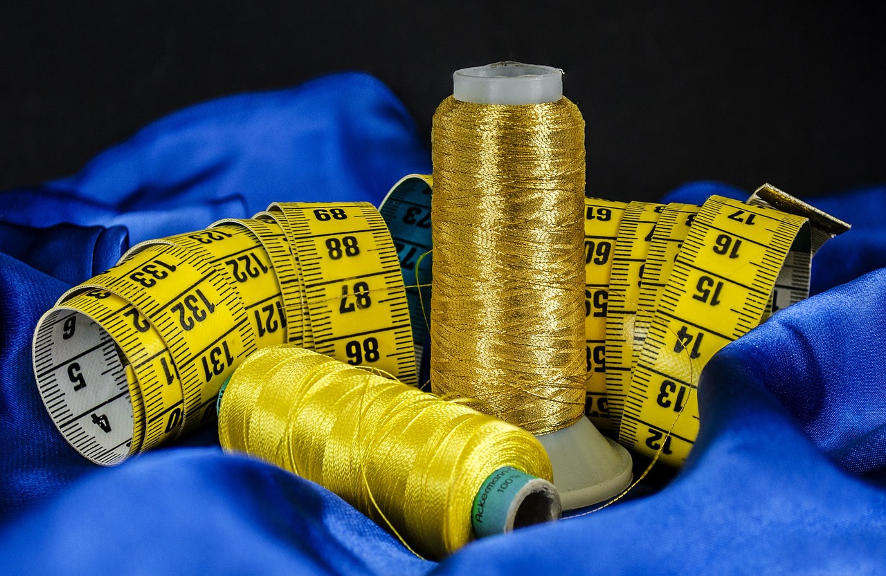 gold sewing kit