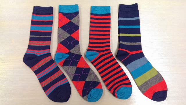 some colorful socks