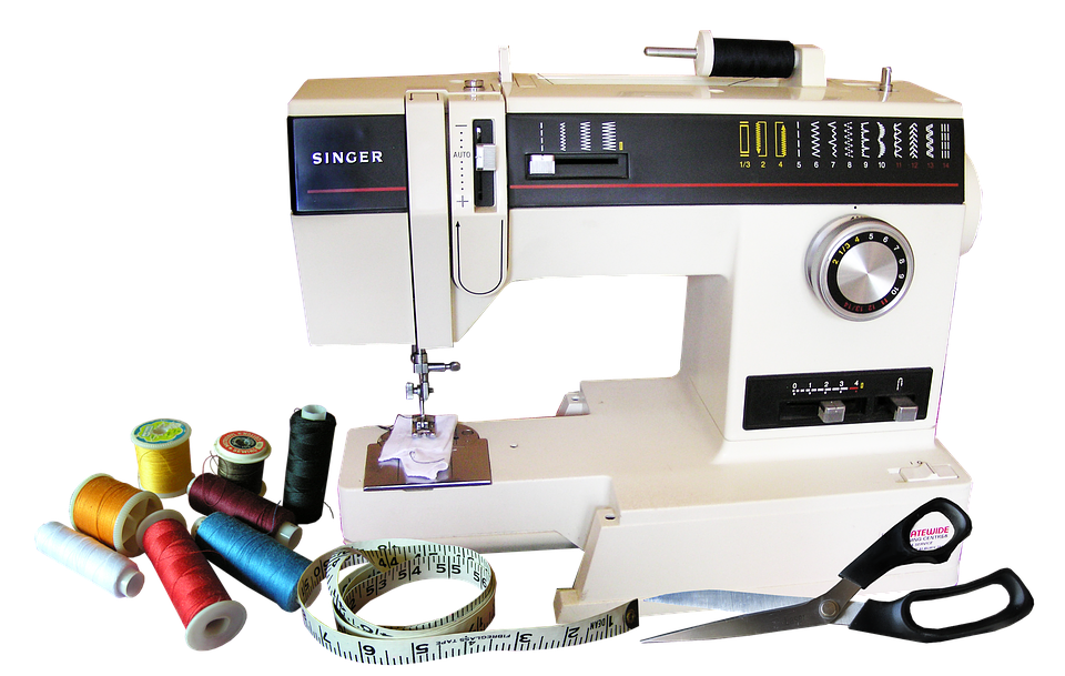 quilting machine with thread